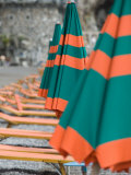Beach Umbrellas  Spiaggia Grande  Positano  Amalfi Coast  Campania  Italy