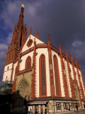 Old Style Architecture and Church  Wurzburg  Germany