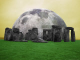 Full Moon over Stonehenge  England