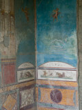 Painted Frescoes  Pompei  Campania  Italy