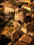 Town View from Cliffs  Monemvasia  Lakonia  Greece