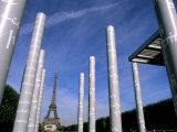 New Peace Towers and Eiffel Tower  Paris  France