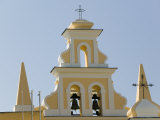 Detail St Francis Assissi Church  Forio  Ischia  Bay of Naples  Campania  Italy