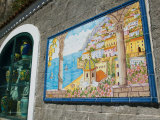 Ceramic Shop with Positano View Done in Tile  Positano  Amalfi  Campania  Italy