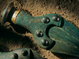 Detail of Sword with Inlaid Gold Trim  Sky Disk  Bronze Age  Germany