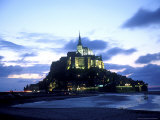 Mont St Michel Fortress  Normandy  France