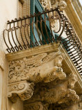 Baroque Details of the Palazzo Villadorata  Palazzo Nicolaci  Noto  Sicily  Italy