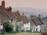 Town Architecture  Shaftesbury  Gold Hill  Dorset  England