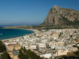 Resort Town View and Monte Monaco  San Vito Lo Capo  Sicily  Italy
