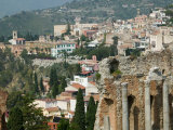 Teatro Greco  Greek Theater  Taormina  Sicily  Italy