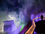 Winter Ice Cave  Matterhorn Glacier Paradise  Zermatt  Valais  Wallis  Switzerland