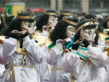 Fasnacht Carnival Costumes and Parade  Basel  Switzerland