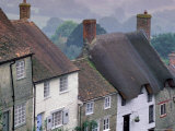 Town Architecture  Shaftesbury  Gold Hill  Dorset  England