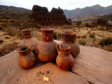 Wari Face Neck Jars and Painted Vessels  Cache  Empires of the Sun  Huari  Peru