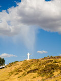 Religious Statue at Sacsayhuaman  Cusco  Peru