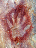 Ancient Sacred Mayan Paintings at Metzabok  Selva Lacandona  Metzabok  Chiapas  Mexico