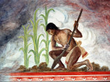 Arturo Garcia Bustos's Murals Adorn the Walls of the Presidential Palace  Oaxaca  Mexico