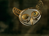 Gold Owl Nose Ornament  Moche  Burials  Huaca Dos Cabezas-Jecetepeque  Peru