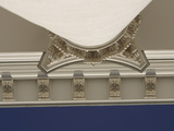 Close-up of an Ornate Column and Roof Eves