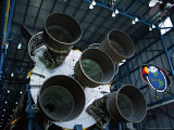 The Saturn V Rockets at the Apollo  John F Kennedy Space Center  Cape Canaveral  Florida  USA