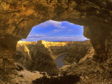 Natural Arch in Bighorn Canyon  Montana  USA