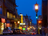 Chinatown at Night  San Francisco  California  USA