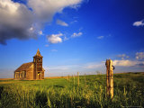 Old Church at Dooley Ghost Town Site  Montana  USA
