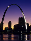 Looking Across the Mississippi River to St Louis  USA