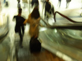 Blurred view of Commuters