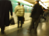 Blurred view of Commuters