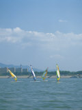 Wind Surfin on Coastline