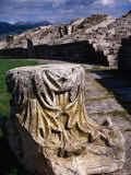 Roman Amphitheatre Ruin  Salona  Croatia