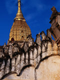 Stonework Surrrounding Ananda Temple  Bagan  Myanmar (Burma)