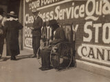 Blind Beggar  Lawton  Oklahoma  c1917