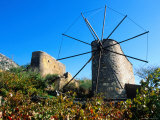 Windmills on the Lassithi Plateau  Rethymno  Crete  Greece