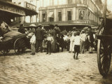 Market Scene  Boston  Massachusetts  c1909