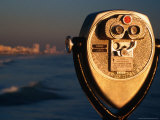 Pay Binoculars on Main Street Pier  Daytona Beach  Florida  USA