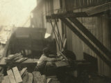 Dangerous Work - 12-Year Old Laborer at Miller and Vidor Lumber Company  Beaumont  Texas  c1913