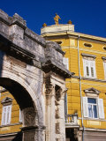 Roman Triumphal Arch of Sergius  Pula  Croatia