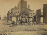 Ruins in Richmond  Virginia  c1865