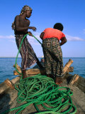 Fishermen Reeling in Their Ropes  Djibouti