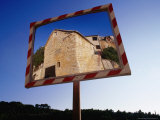 Mirror View of Stone Houses  Lozisca  Croatia