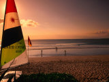 Sailboard on Jimbaran Bay Beach Inter-Continental Resort  Bali  Indonesia