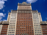 Edificio De Espana Overlooking Plaza De Espana  Madrid  Spain
