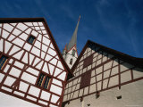 Half-Timbered Houses of Benedictine Monastery  Switzerland