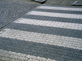 Pedestrian Crossing on Bredgatan  Lund  Skane  Sweden