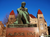 Alexis Kivi Monument  Helsinki  Finland