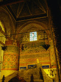 Sarcophagi (Stone or Marble Coffin/Tomb) Covered in Velvet Shrouds in Mevlana Turbesi  Turkey