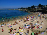 People on Beach  Monterey Bay  USA