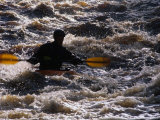 Kayaking on the Roe River  Roe Valley Country Park  Derry  Northern Ireland
